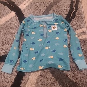 Cocomelon Kids  Long Sleeve 2T Baby Shirt Whales